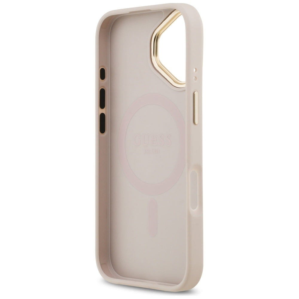 MagSafe futrola za Apple iPhone 17, Guess, Peony Hot Stamp, Roza