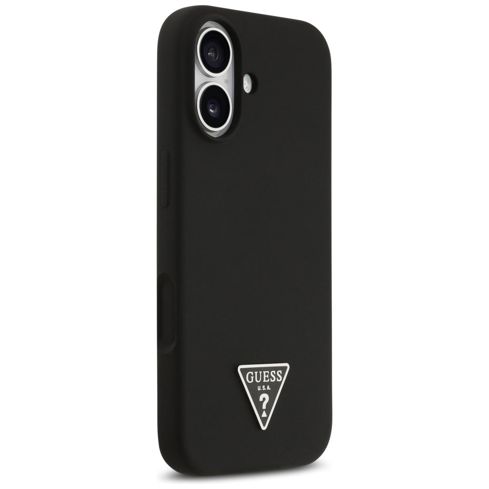 Futrola MagSafe za Apple iPhone 17, Guess, Triangle Logo, Crna