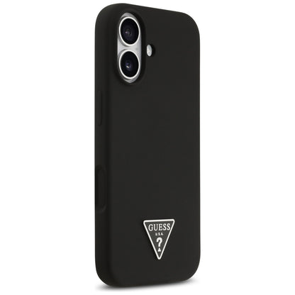 Futrola MagSafe za Apple iPhone 17, Guess, Triangle Logo, Crna
