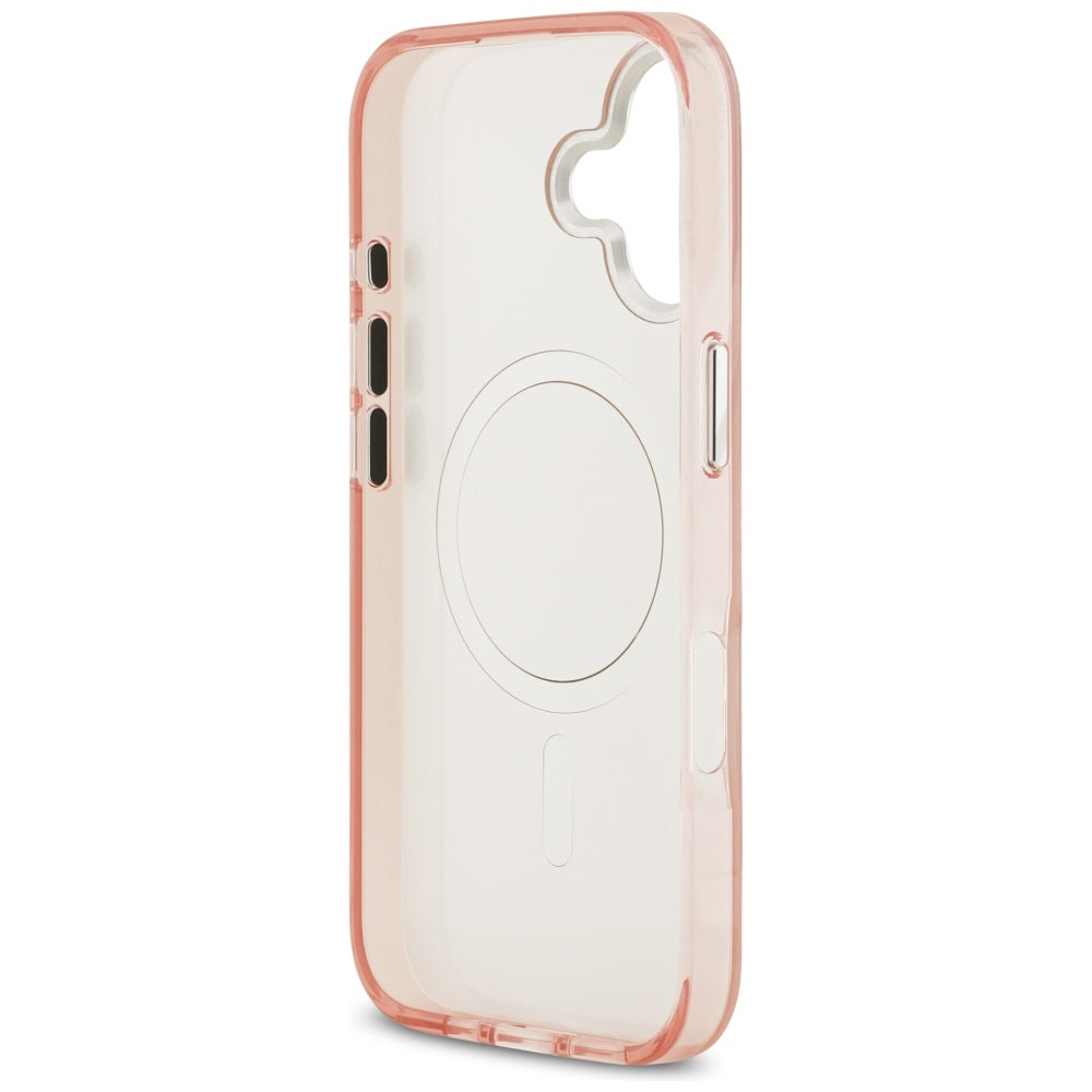 Futrola MagSafe za Apple iPhone 17, Karl Lagerfeld, IML Aquarelle Logo Choupette, Roza