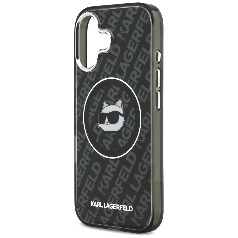 MagSafe futrola za Apple iPhone 17, Karl Lagerfeld, IML Choupette`s Head, Crna