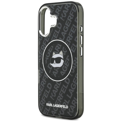 MagSafe futrola za Apple iPhone 17, Karl Lagerfeld, IML Choupette`s Head, Crna