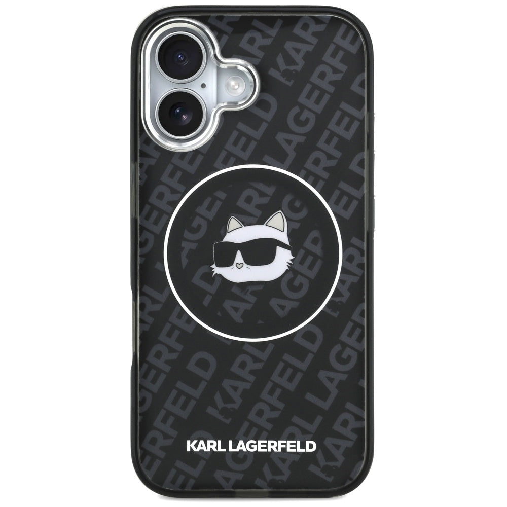 MagSafe futrola za Apple iPhone 17, Karl Lagerfeld, IML Choupette`s Head, Crna