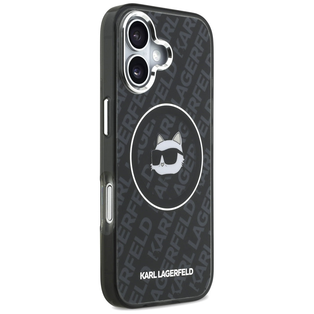 MagSafe futrola za Apple iPhone 17, Karl Lagerfeld, IML Choupette`s Head, Crna