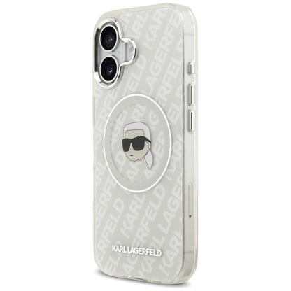 Futrola MagSafe za Apple iPhone 17, Karl Lagerfeld, IML Karl`s Head, Siva