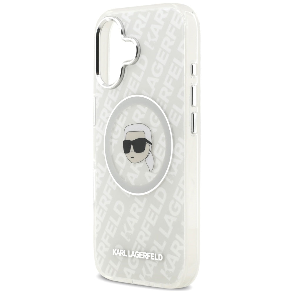 Futrola MagSafe za Apple iPhone 17, Karl Lagerfeld, IML Karl`s Head, Siva
