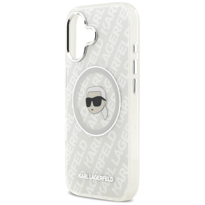 Futrola MagSafe za Apple iPhone 17, Karl Lagerfeld, IML Karl`s Head, Siva