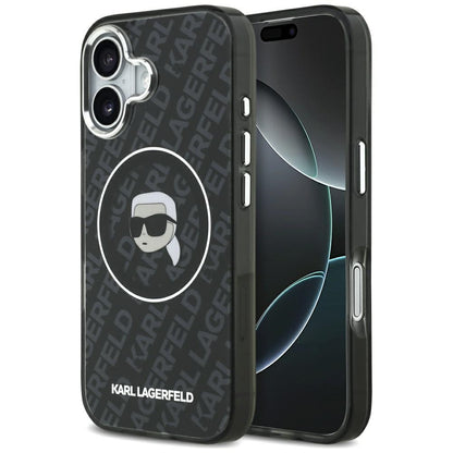 MagSafe futrola za Apple iPhone 17, Karl Lagerfeld, IML Karl`s Head, Crna