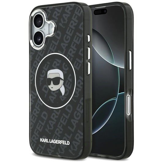 MagSafe futrola za Apple iPhone 17, Karl Lagerfeld, IML Karl`s Head, Crna