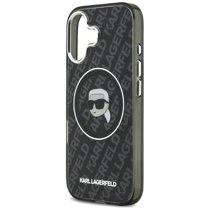 MagSafe futrola za Apple iPhone 17, Karl Lagerfeld, IML Karl`s Head, Crna