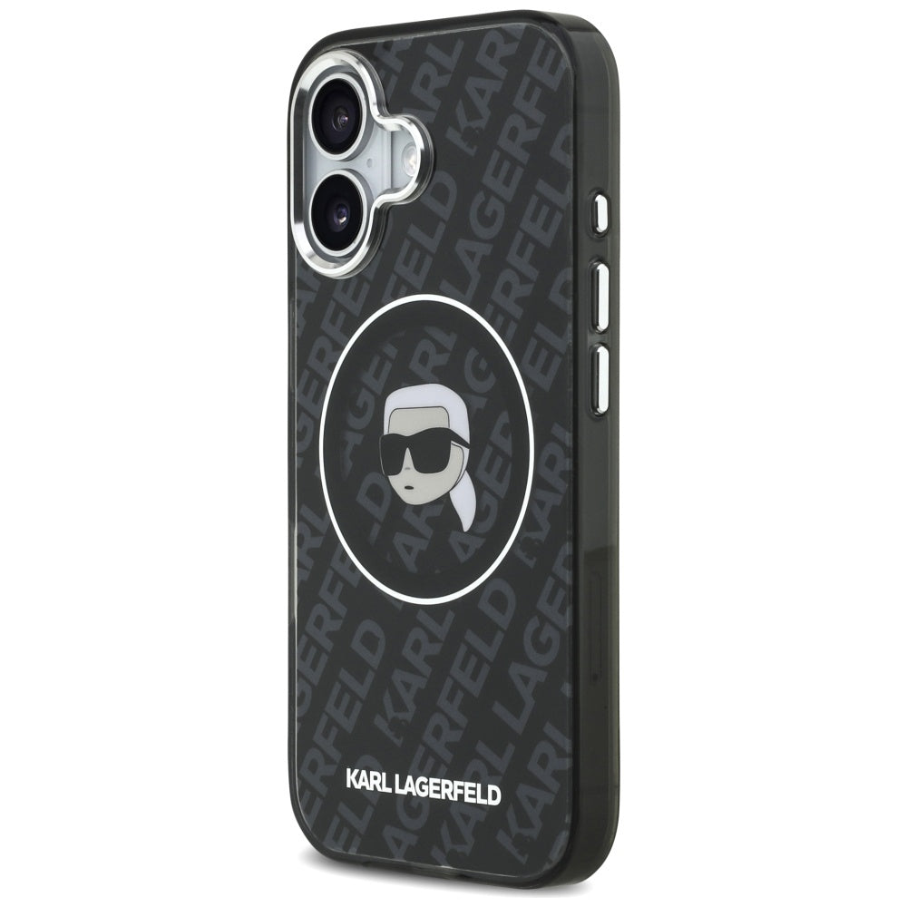 MagSafe futrola za Apple iPhone 17, Karl Lagerfeld, IML Karl`s Head, Crna