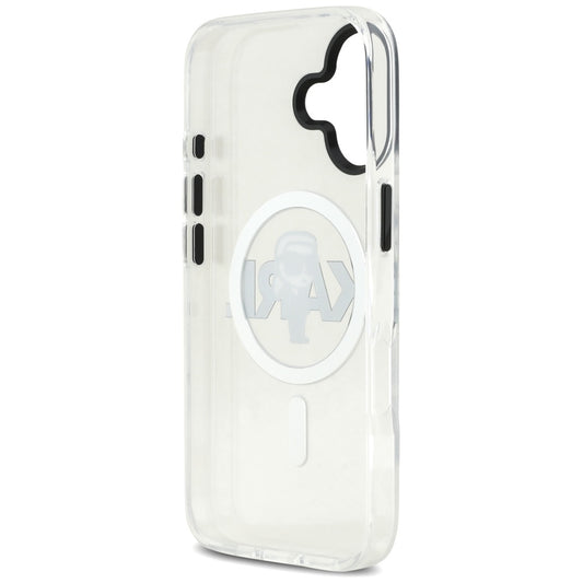 MagSafe futrola za Apple iPhone 17, Karl Lagerfeld, IML Sketch Logo Karl, Prozirna