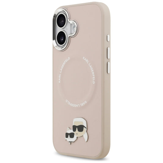 Futrola MagSafe za Apple iPhone 17, Karl Lagerfeld, Karl & Choupette Pins, Roza