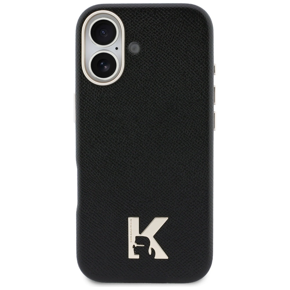 Futrola MagSafe za Apple iPhone 17, Karl Lagerfeld, Karl Head Logo, Crna