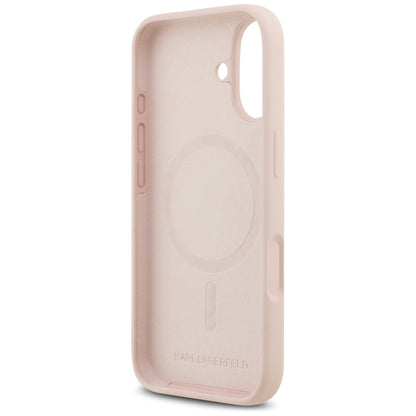 Futrola MagSafe za Apple iPhone 17, Karl Lagerfeld, Ring Karl & Choupette, Roza