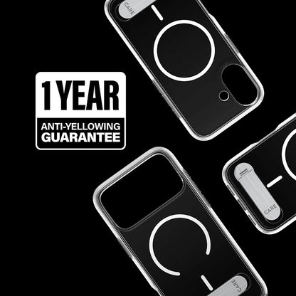 Futrola MagSafe za Apple iPhone 17, PanzerGlass, Care Feature Kickstand, Prozirna