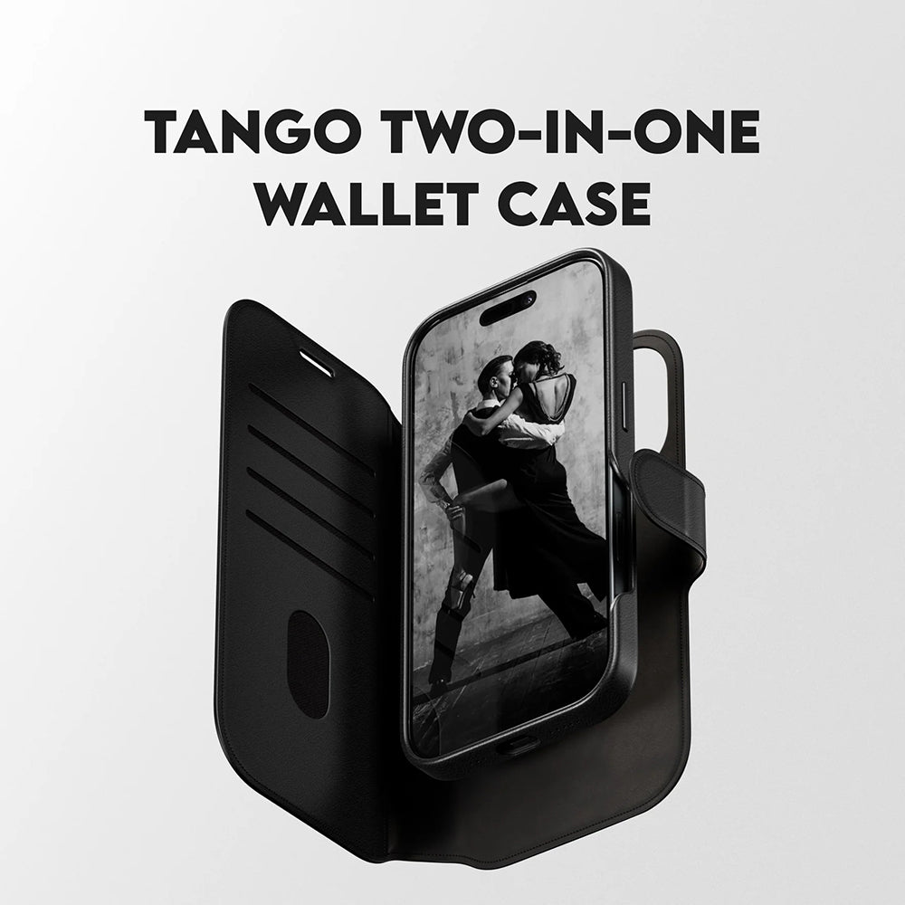 Futrola MagSafe za Apple iPhone 17, PanzerGlass, Care Feature Tango Two-in-One, Crna