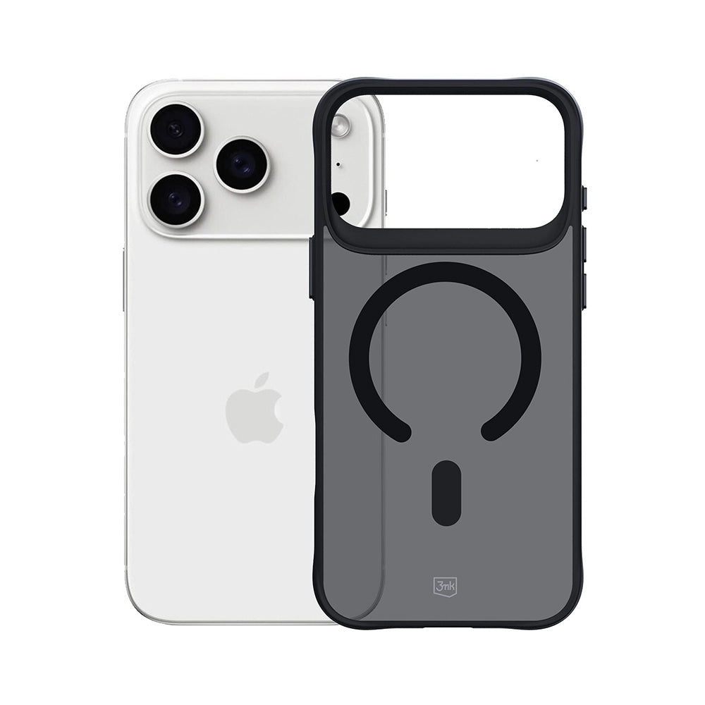 MagSafe futrola za Apple iPhone 17 Pro, 3MK, Smoke MagCase, Crna