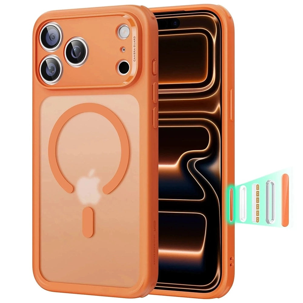 Futrola MagSafe za Apple iPhone 17 Pro, ESR, Classic Hybrid, Satinirana Narančasta