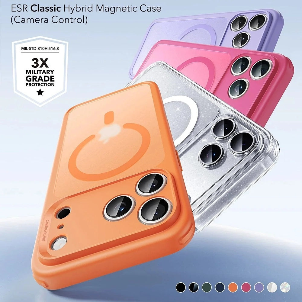 Futrola MagSafe za Apple iPhone 17 Pro, ESR, Classic Hybrid, Satinirana Narančasta