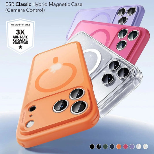 Futrola MagSafe za Apple iPhone 17 Pro, ESR, Classic Hybrid, Satinirana Narančasta