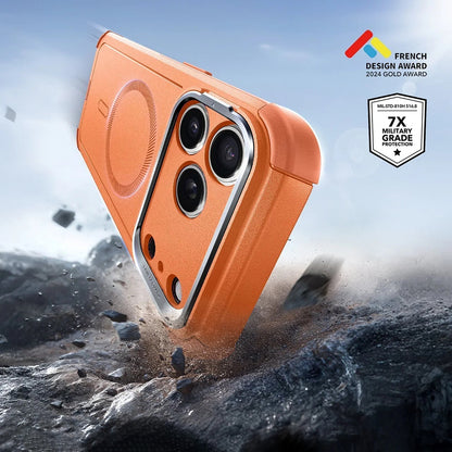 Futrola MagSafe za Apple iPhone 17 Pro, ESR, Cyber Armor Kickstand, Narančasta