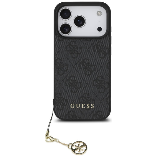 MagSafe futrola za Apple iPhone 17 Pro, Guess, 4G Charm Cradle, Crna