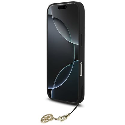 MagSafe futrola za Apple iPhone 17 Pro, Guess, 4G Charm Cradle, Crna