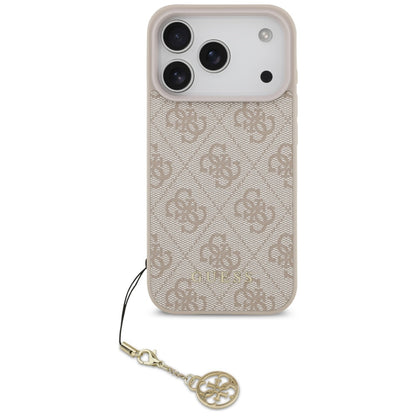 MagSafe futrola za Apple iPhone 17 Pro, Guess, 4G Charm Cradle, Roza