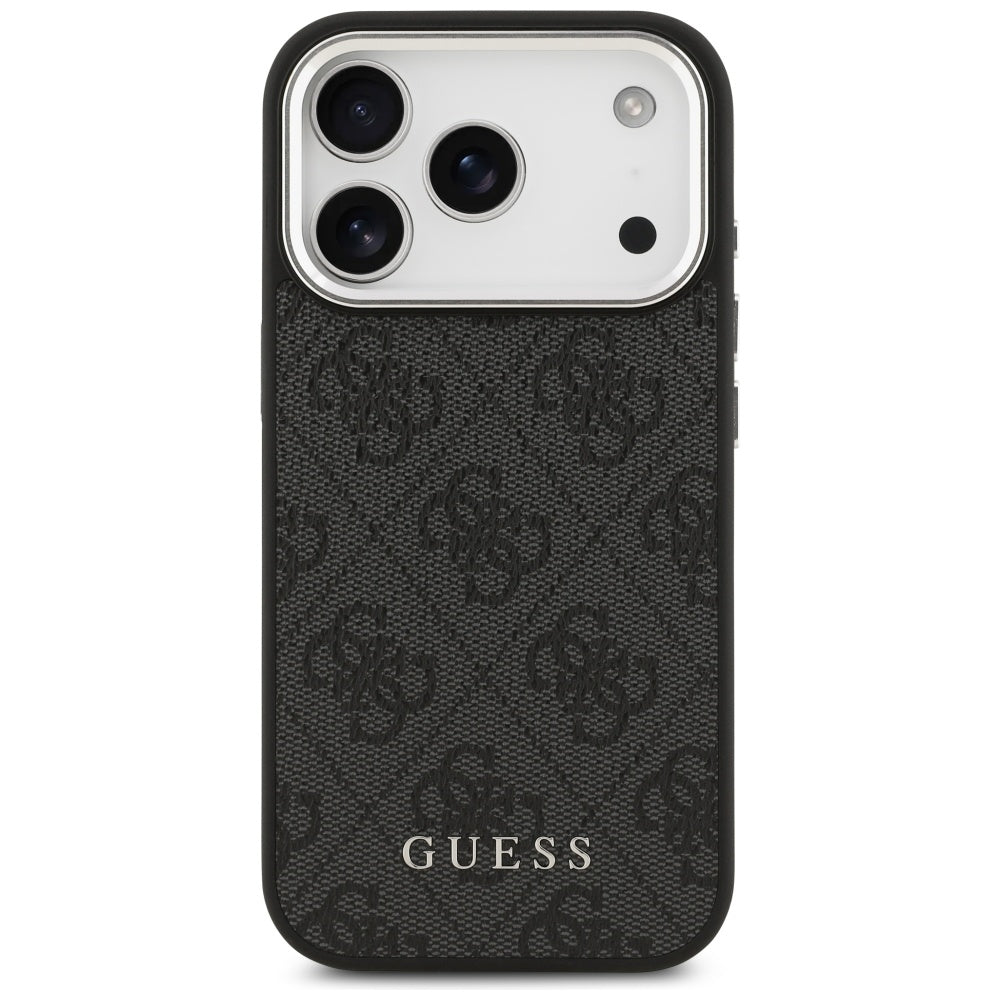 MagSafe futrola za Apple iPhone 17 Pro, Guess, 4G Classic Logo, Crna