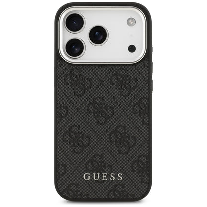 MagSafe futrola za Apple iPhone 17 Pro, Guess, 4G Classic Logo, Crna
