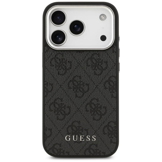 MagSafe futrola za Apple iPhone 17 Pro, Guess, 4G Classic Logo, Crna
