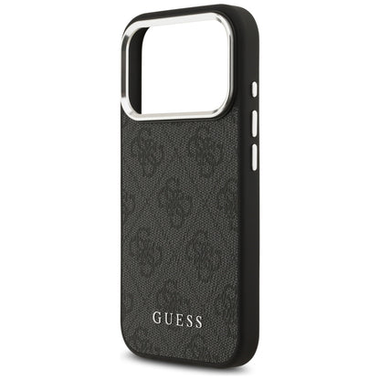 MagSafe futrola za Apple iPhone 17 Pro, Guess, 4G Classic Logo, Crna