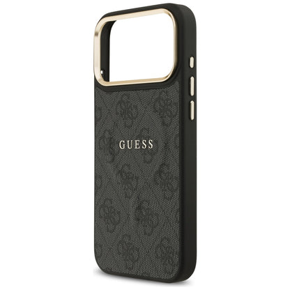 MagSafe futrola za Apple iPhone 17 Pro, Guess, 4G Classic, Crna