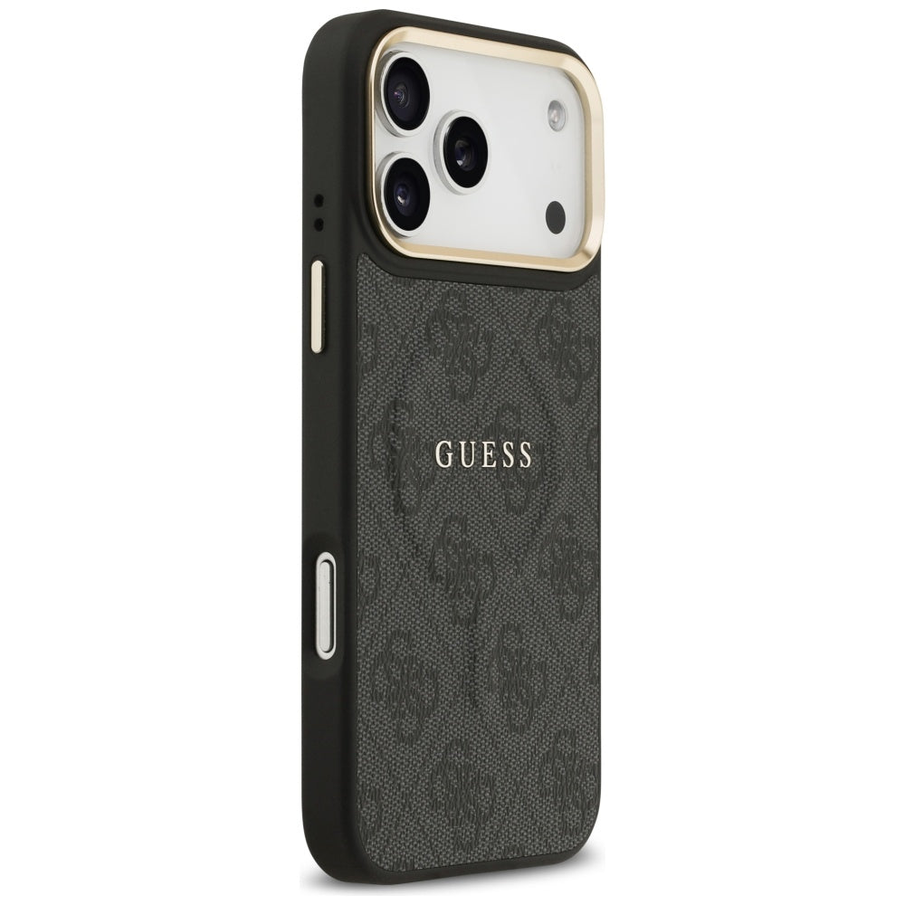 MagSafe futrola za Apple iPhone 17 Pro, Guess, 4G Classic, Crna