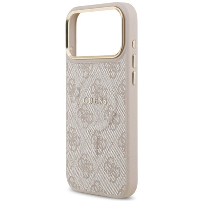 MagSafe futrola za Apple iPhone 17 Pro, Guess, 4G Classic, Roza