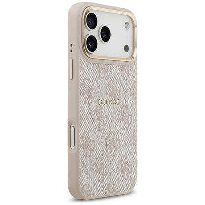 MagSafe futrola za Apple iPhone 17 Pro, Guess, 4G Classic, Roza