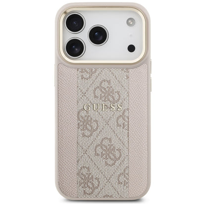 MagSafe futrola za Apple iPhone 17 Pro, Guess, 4G Stripe, Roza