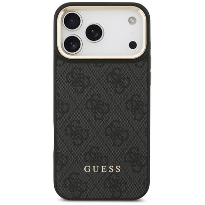 Futrola MagSafe za Apple iPhone 17 Pro, Guess, Cardslot 4G, Crna