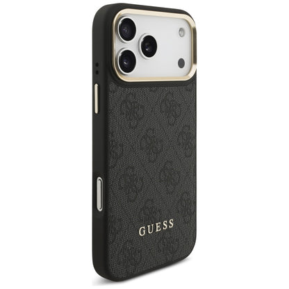 Futrola MagSafe za Apple iPhone 17 Pro, Guess, Cardslot 4G, Crna