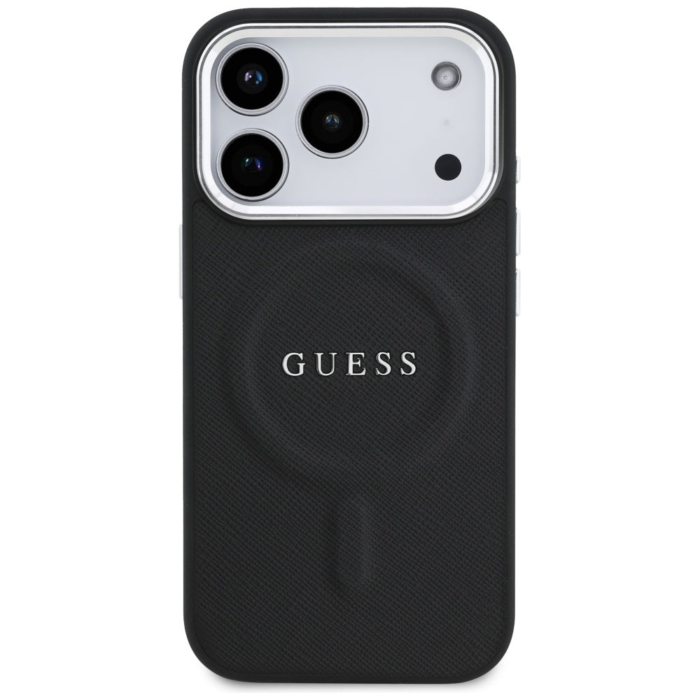 MagSafe futrola za Apple iPhone 17 Pro, Guess, Classic Logo, Crna