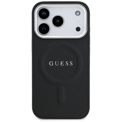 MagSafe futrola za Apple iPhone 17 Pro, Guess, Classic Logo, Crna