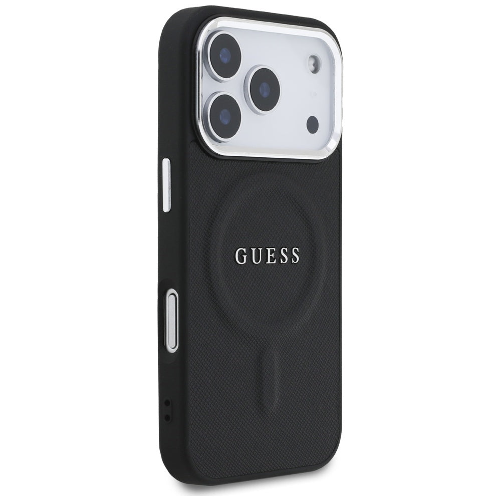 MagSafe futrola za Apple iPhone 17 Pro, Guess, Classic Logo, Crna