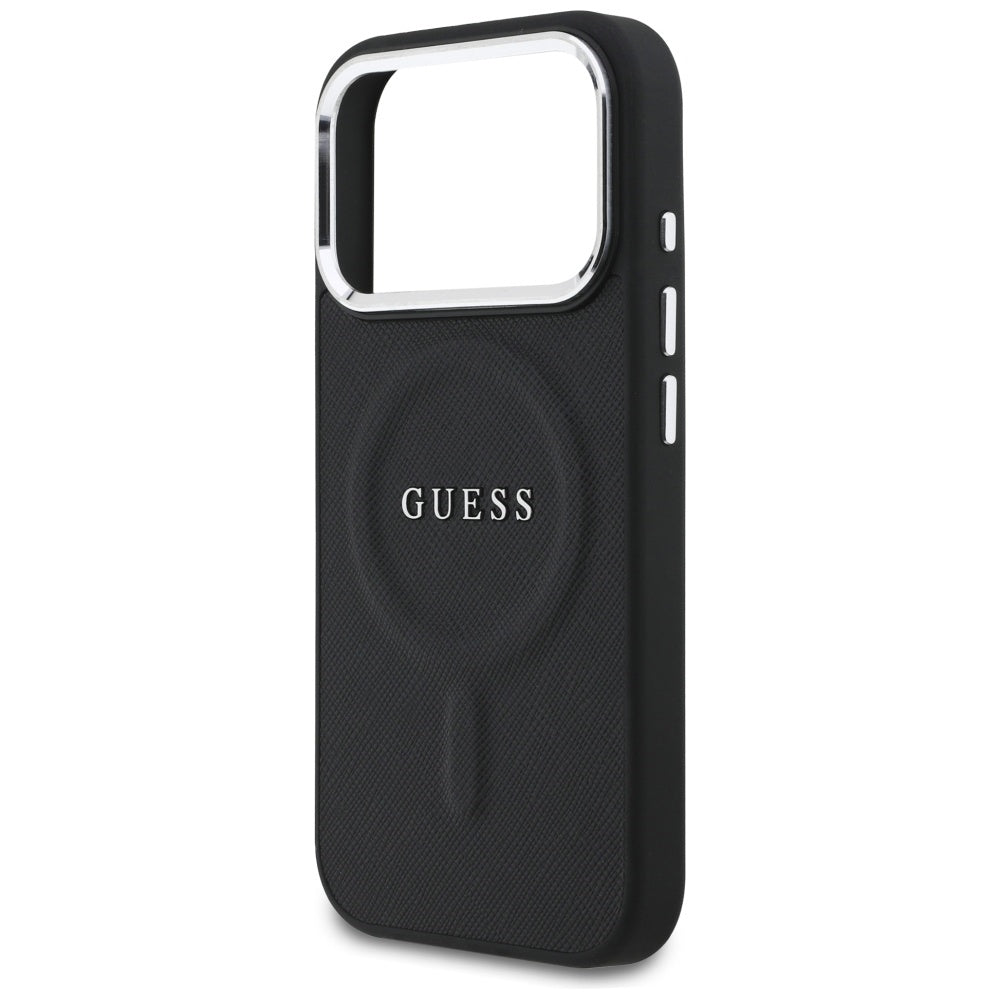 MagSafe futrola za Apple iPhone 17 Pro, Guess, Classic Logo, Crna
