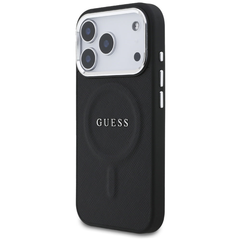 MagSafe futrola za Apple iPhone 17 Pro, Guess, Classic Logo, Crna