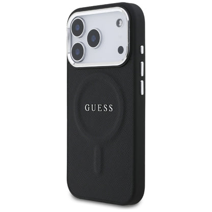 MagSafe futrola za Apple iPhone 17 Pro, Guess, Classic Logo, Crna