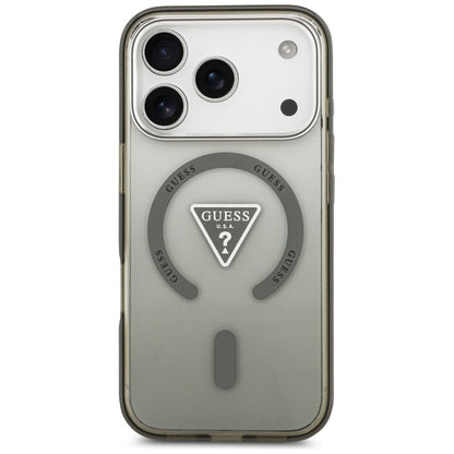 Futrola MagSafe za Apple iPhone 17 Pro, Guess, IML Gradient Triangle Logo, Kaki