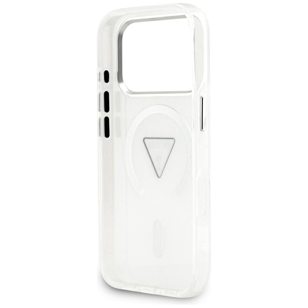 MagSafe futrola za Apple iPhone 17 Pro, Guess, IML Gradient Triangle Logo, Prozirna