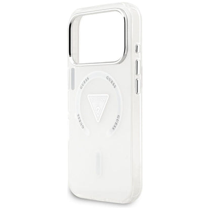 MagSafe futrola za Apple iPhone 17 Pro, Guess, IML Gradient Triangle Logo, Prozirna