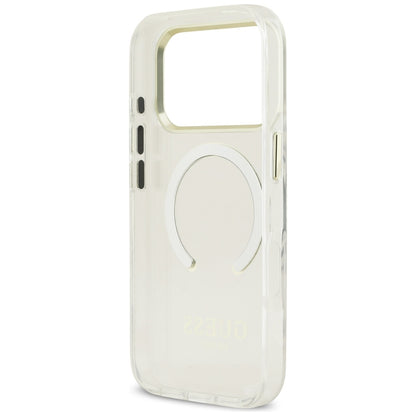 Futrola MagSafe za Apple iPhone 17 Pro, Guess, Metal Outline, Zlatna